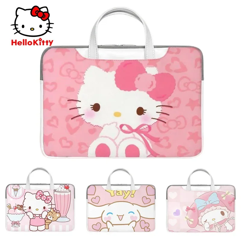 

Hello Kitty Laptop Sleeve Case 13.3 14 15.4 15.6 Inch Travel Carrying Bag for Macbook Air Pro Water Proof Portable Computer Bag