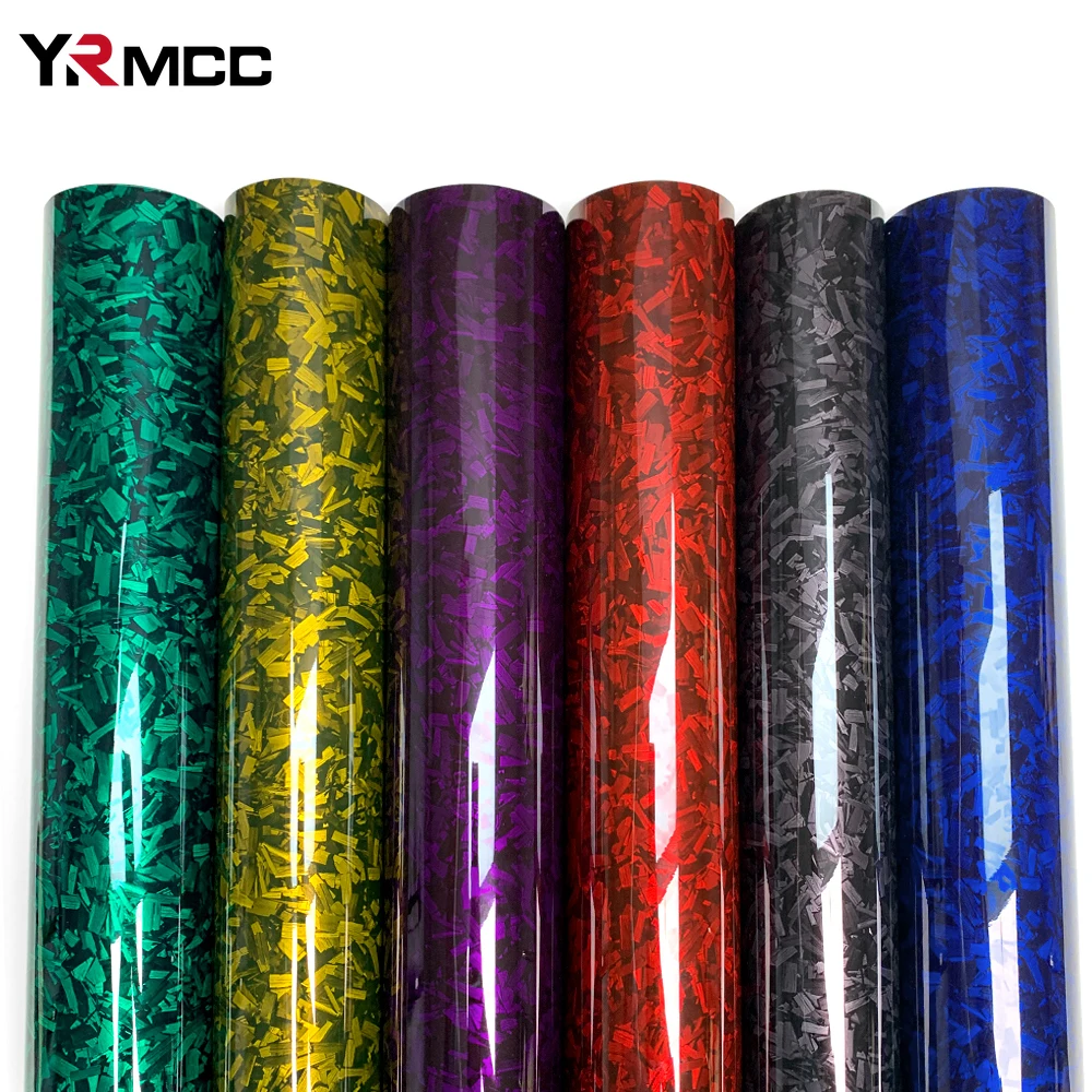 

Forged Carbon Fiber Car Adhesive Vinyl Wrap PET Protective Motorcycle Stickers Carbon Foil Car Film Covering Auto Accessories