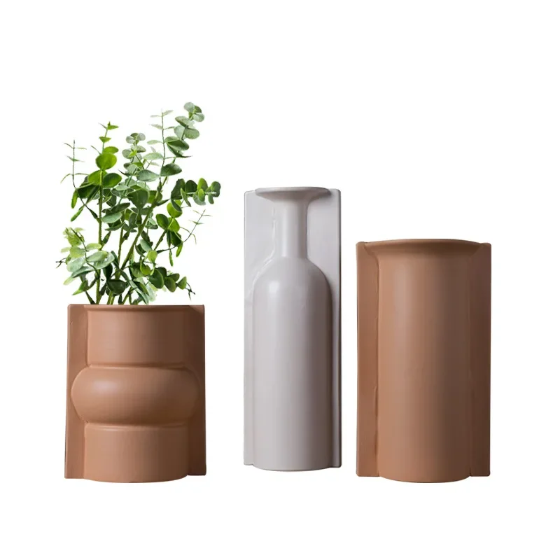 

European-style Greek ceramic flower ornaments, quaint creative modeling ceramic crafts