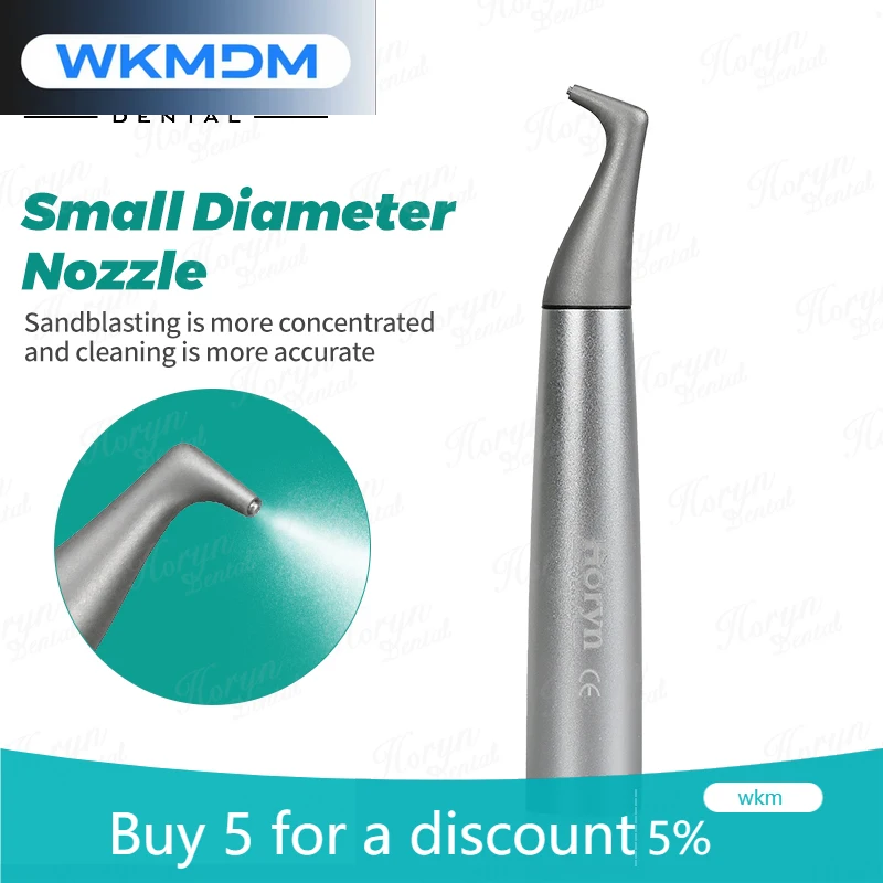 

den tal Air Prophy Unit with Teeth Whitening Spray Polisher Airjet Flow Sandblasting Compatible with EMS Air Polisher