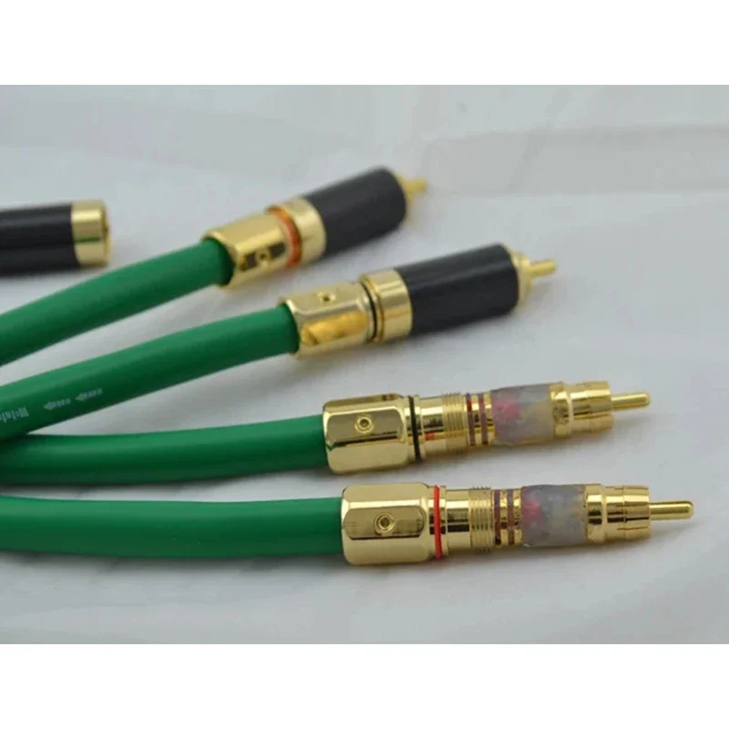 

2328 Audio Cable RCA interconnect cable Analog Audio Interconnect with Carbon RCA Connector