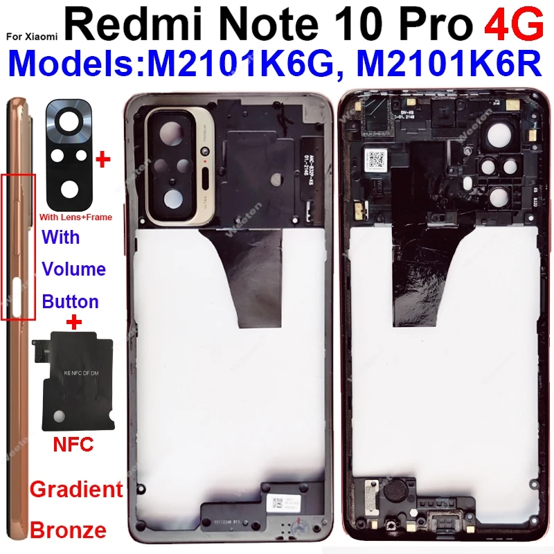 Middle Frame Housing for Xiaomi Redmi Note 10 Pro Max