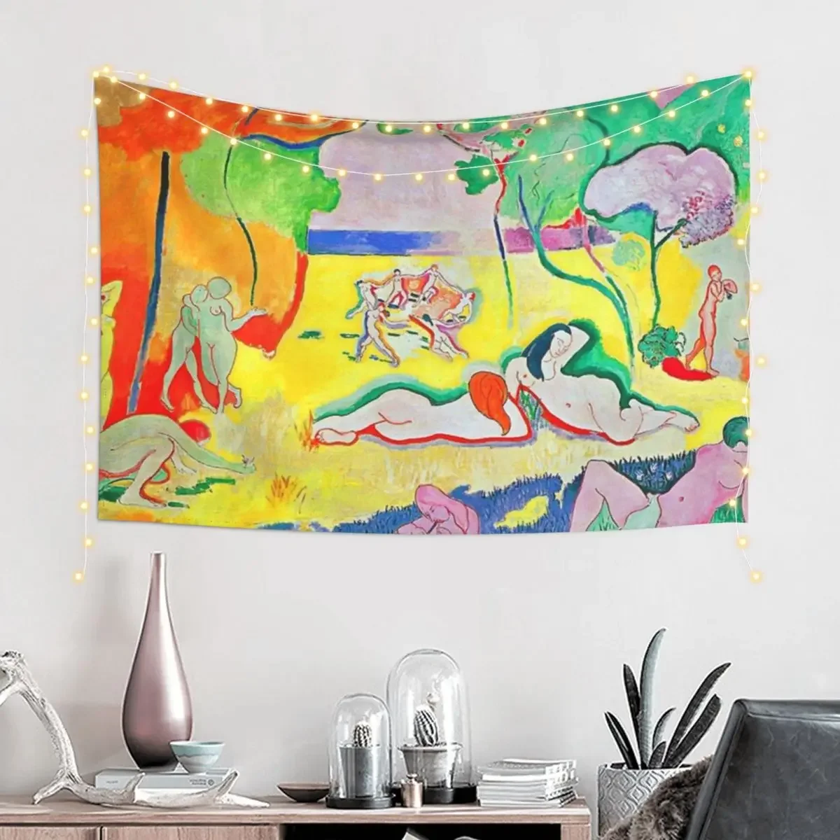 joy of life matisse - classic art Tapestry Bedroom Organization And Decoration Living Room Decoration Tapestry