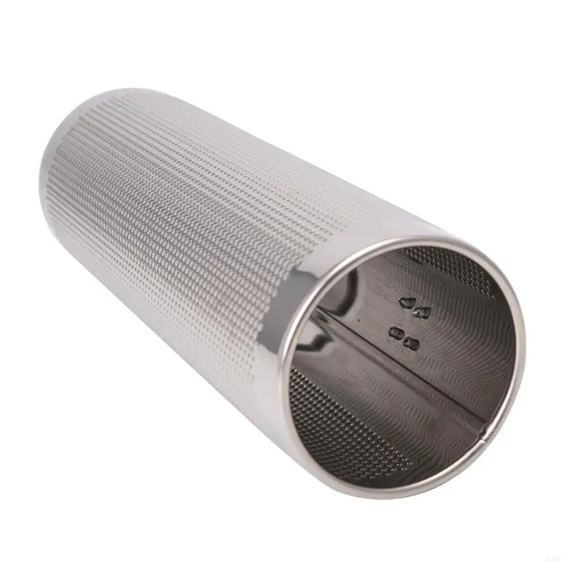 

340F Stainless Steel Guiro with Scraper Percussion Musical Instrument Training Tool