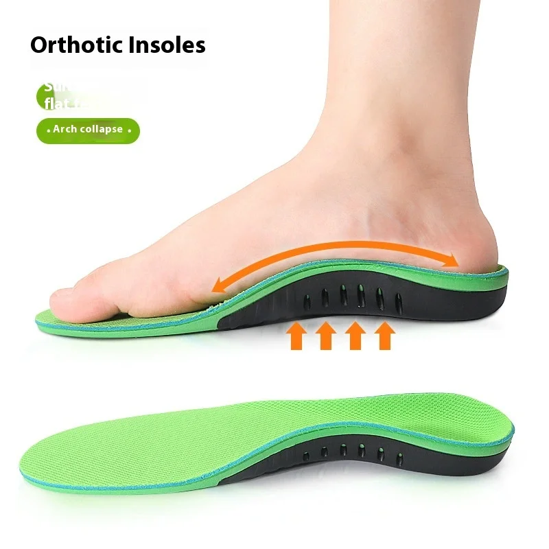

Full Palm Flat Foot Correction Customized Arch Support Insoles Sports Shock Absorption Sweat Absorption Thick BottomtpuInsole