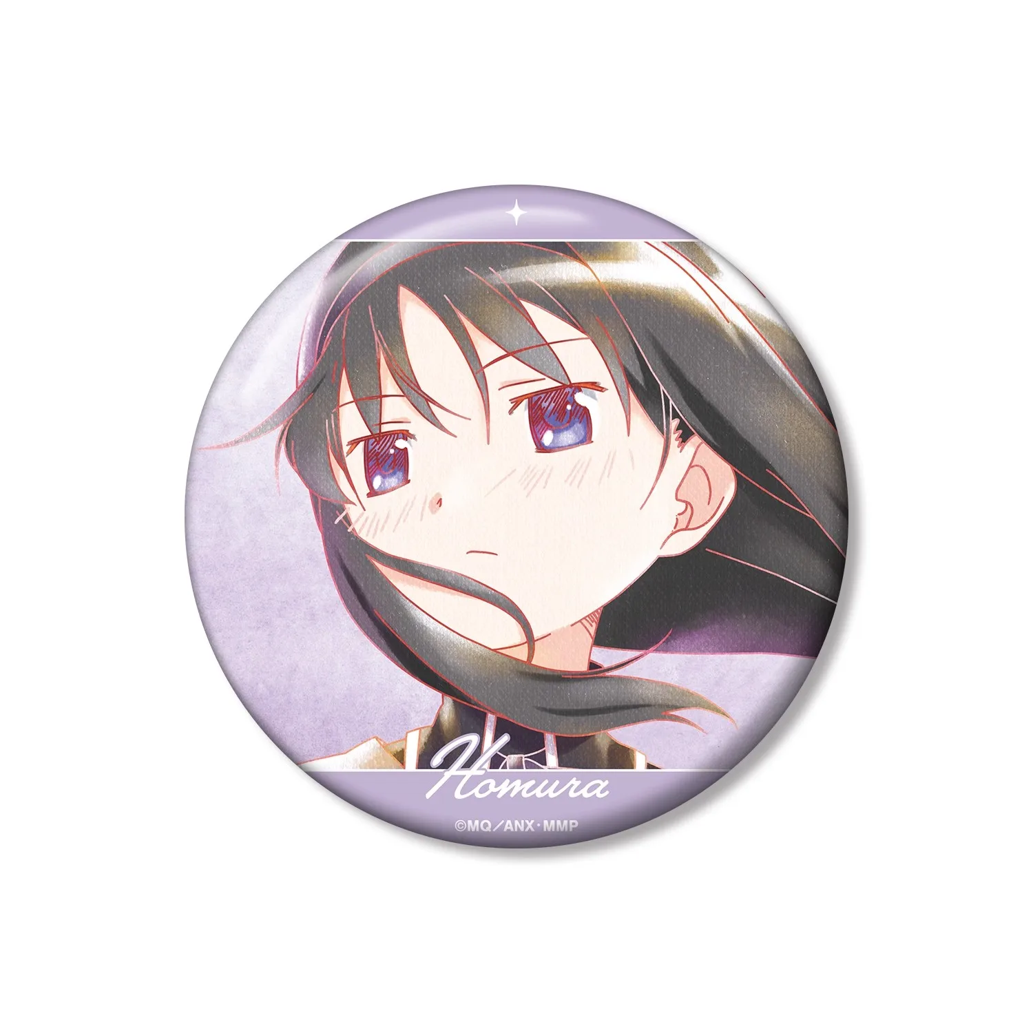 58 مللي متر أنيمي Puella Magi Madoka Magica Akemi Homura Sakura Kyouko تأثيري حلي شارة دبوس SPTE صفيح بروش ﻿   دعامة عيد الميلاد جيلف