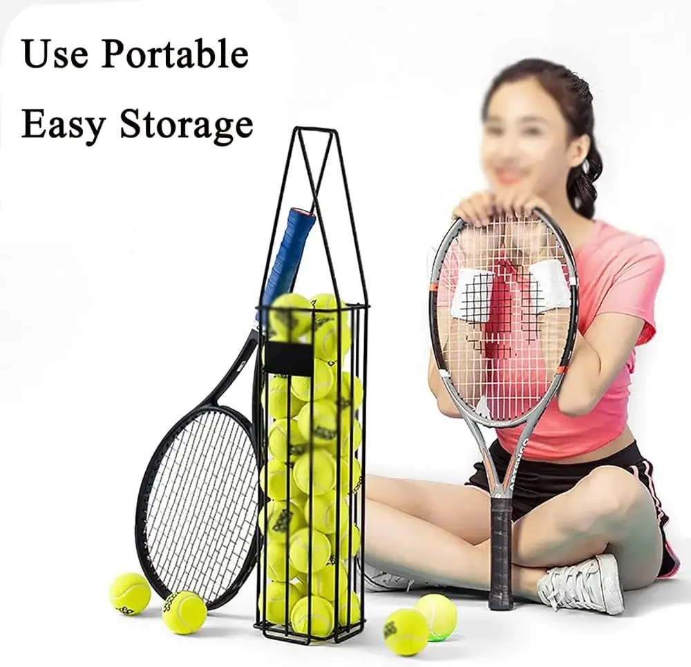

Automatic Pick up Tennis Ball Basket Tennis Ball Collect Carrier Storage Tennis Ball Picker