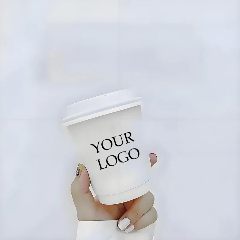 

500pcs 9oz 250ml double wall coffee cups, insulated double wall paper cups, company logo personalized customization wholesale