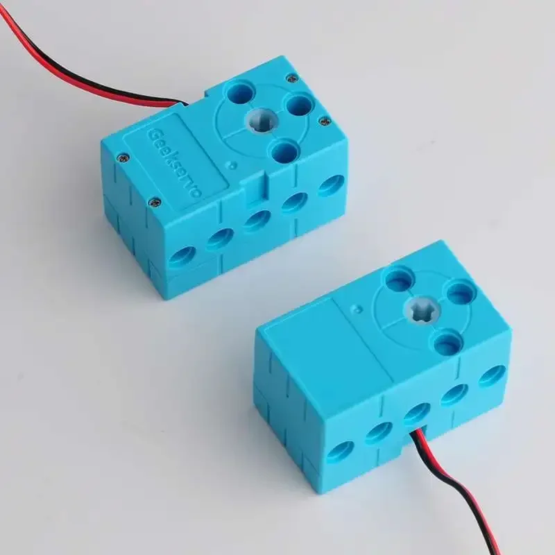 4PCS Servo a rotazione continua 0.7KG 360 gradi Geekservo 4.8V-6V PWM Auto di controllo Camion Crawler FAI DA TE per Microbit Fit Legoeds