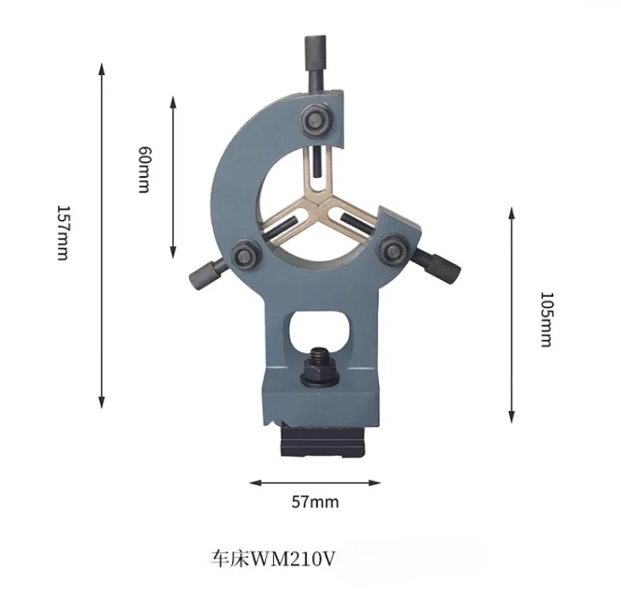 WM180V WM210V Mini Lathe Center Frame Tool Holder Household Stable Woodworking Metal Lathe Bracket Accessories Tool