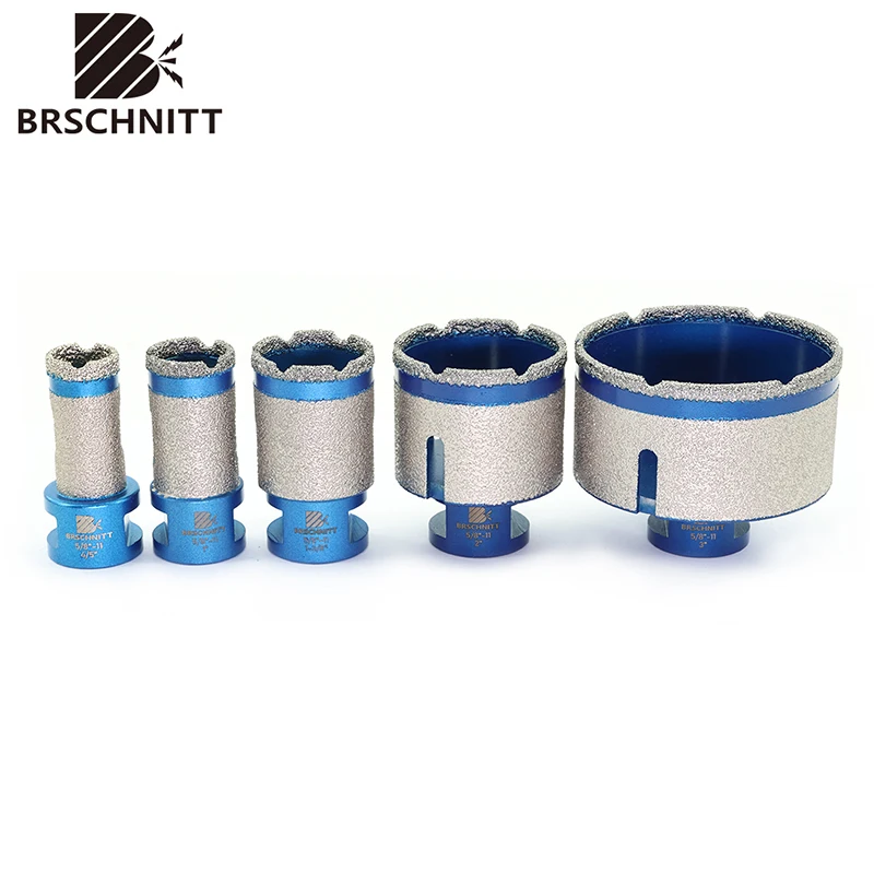 BRSCHNITT-Drilling Bit Milling Bit for Porcelain Marble Tile Hole Saw Grinding Bit Mill Bit, Dia 20, 25, 35, 50, 68mm 58 Thread