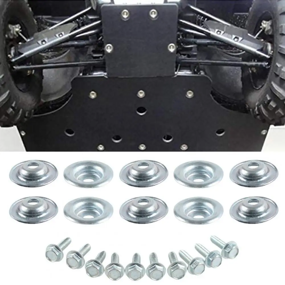 

20Pcs/Set Useful Washer Easy-to-Use Skid Plate Washer Easy Installation Direct Replacement