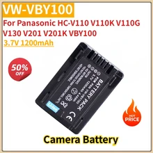 Camera Battery 3.7V 1200mAh VW-VBY100 for Panasonic HC-V110 V110K V110GK V130 V201 V201K V210GK Brand-New High Quality