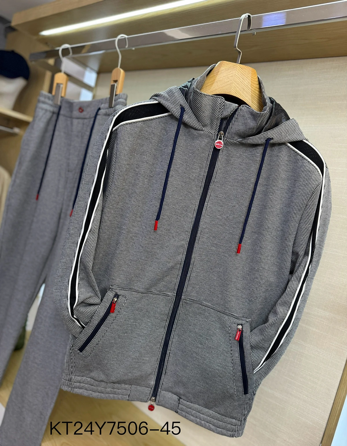 2025 DIKU Sportswear Cotton Set Men 2025 Autumn Winter New Sports Comfortable Zipper Quality Hooded Big Size M-4XL