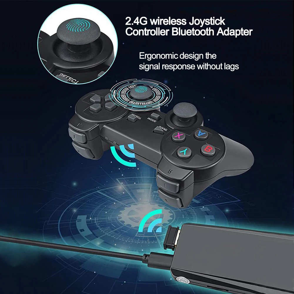 Brodio 4 K HD Console per videogiochi Game Stick 4 k 10000 giochi 2.4G doppio Controller Wireless Retro TV Game Stick 4 k Dropshipping