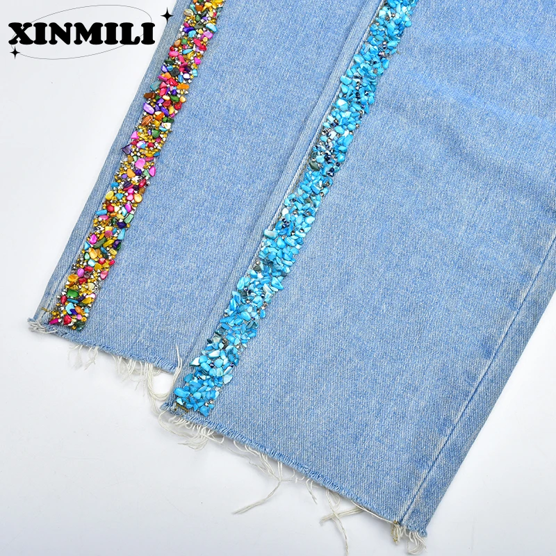 Mixed Colors Rhinestone Trim Hot Fix Crystal Stone Applique Tape Iron on Strass Ribbon for Clothes Shoes Wedding Dress Bags