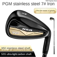 PGM Golf Club Men's No.7 Single Stainless Steel No. 7 Iron High Forgiveness Low Center of Gravity Carbon Shaft TIG056