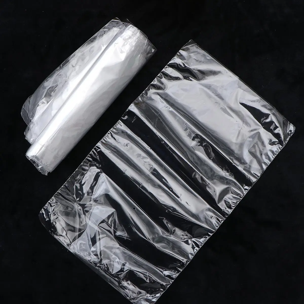 200 Pcs Heat Shrink Wrap Bags Clear Film for Soap Bath Bombs Multi Use Protect Products POF Material Packaging Machine