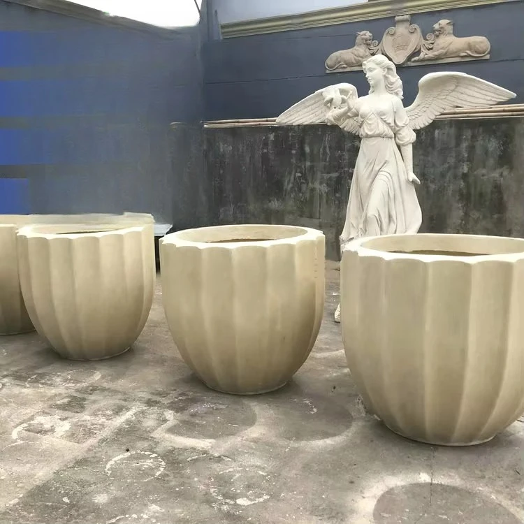 Fashion Garden Supplies Vintage Concrete Cast Stone Flower Pot
