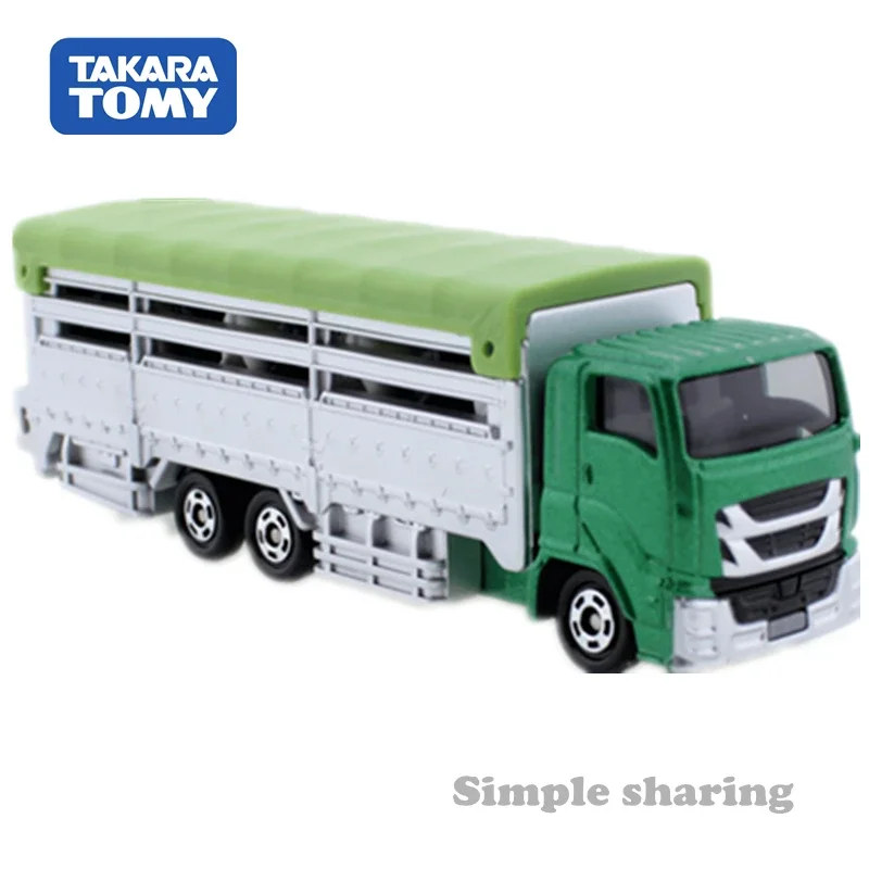 Takara Tomy Long Type Tomica No.139 Cattle Transporter Diecast Automotive Model Ornaments Cas Toys Gift Decorations