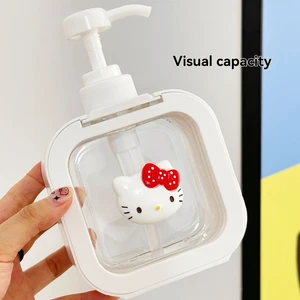 Hello Kitty-rechargable Seifenmissator, leere Ladensparer, Badezimmerquellen, Pressflasche, 500 ml 8 Hauptverkaufshampoo und Dove Conditioner - №7