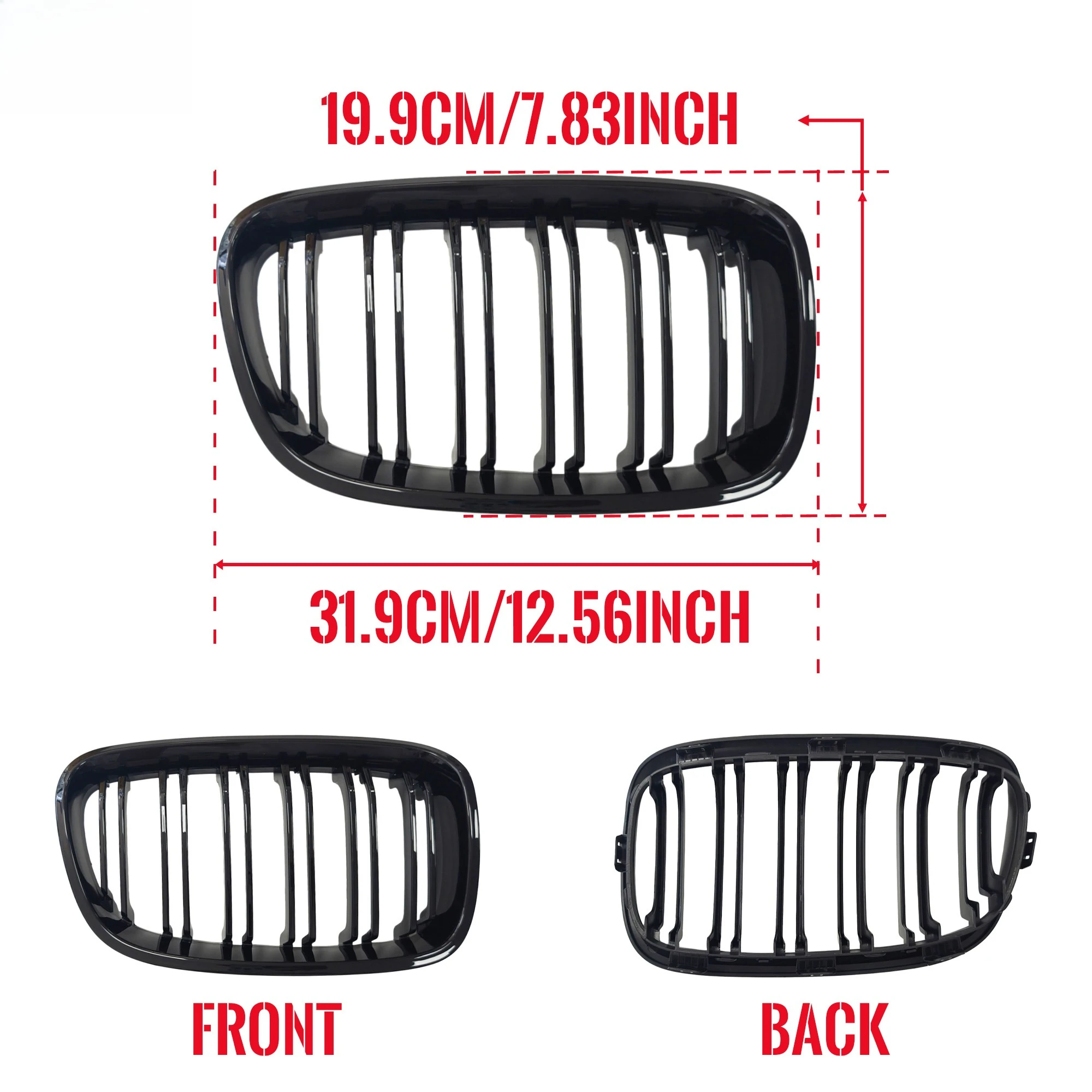 Car Kidney Grill Front Bumper Grille For BMW 1 Series F20 F21 116i 118i 120i 125i M135i 116d 118d 120d 125d 2011 2012 2013 2014