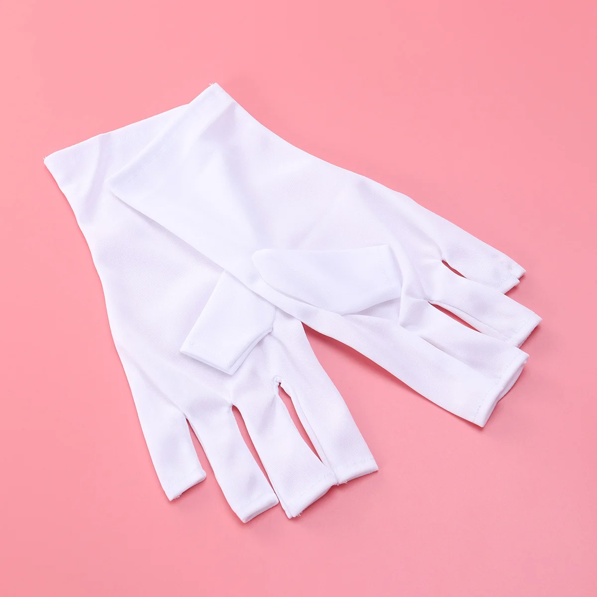 1 paire de gants de manucure Anti Uv, doux et respirants, pour le traitement des ongles en Gel, Protection des activités de plein air, cousus individuellement