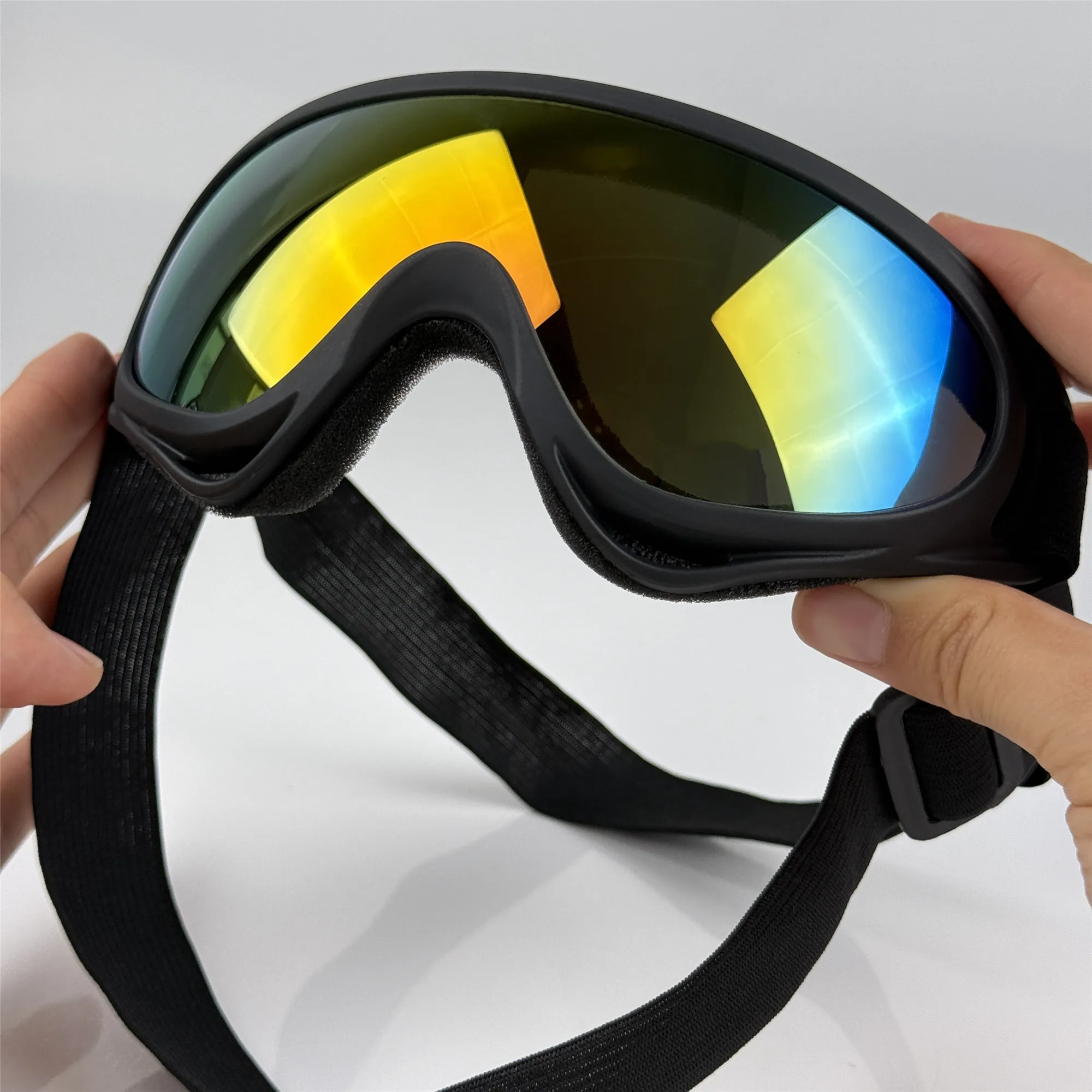Hundebrille mit Einzelverpackung, UV-Schutz, Doppelriemen für kleine, mittelgroße und große Hunde, Outdoor-Fotorequisiten für Reisen – Detail 2