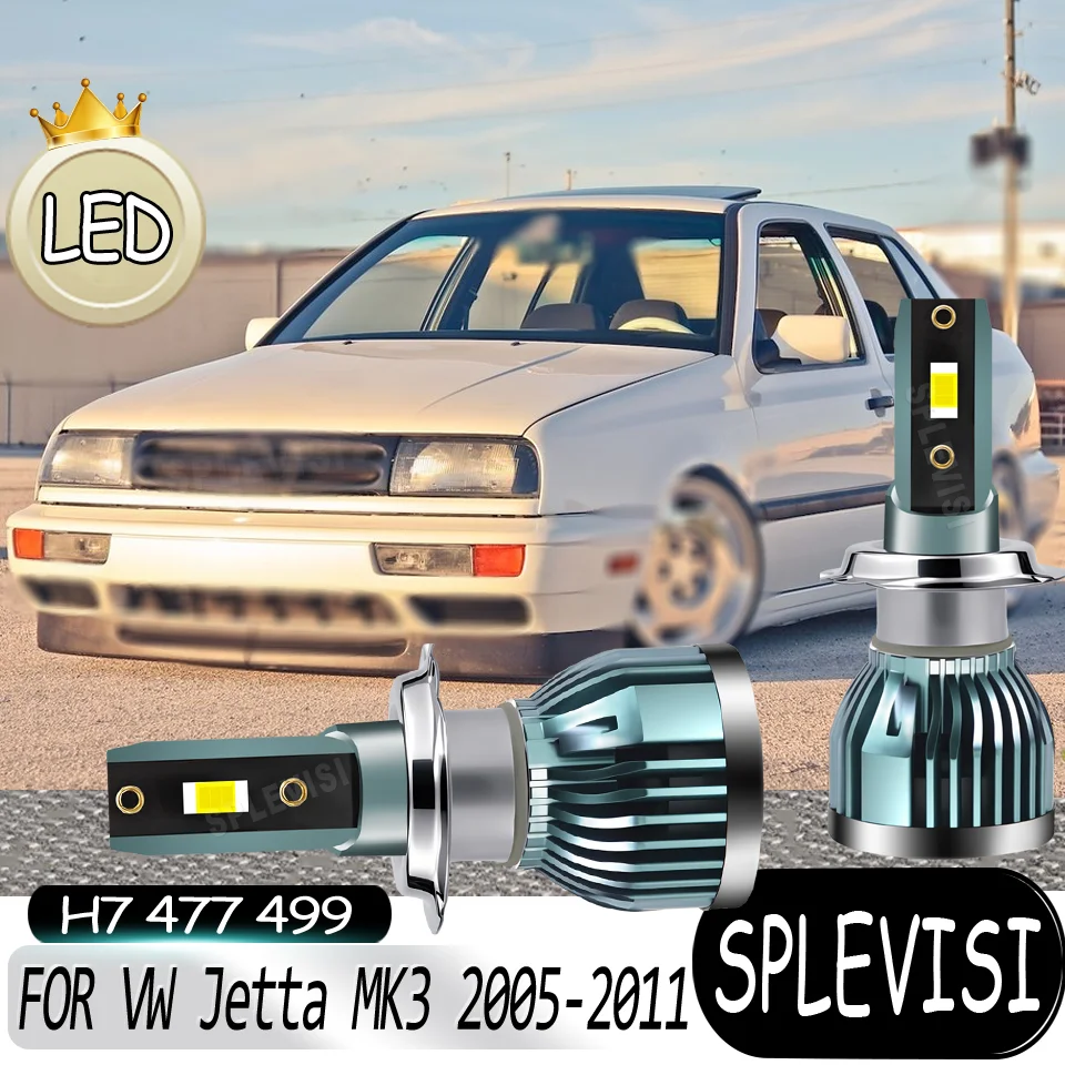 

Enhanced Night Security Tool-Less Setup LED H7 477 Headlight Conversion Kit For VW Jetta MK3 2005 2006 2007 2008 2009 2010 2011