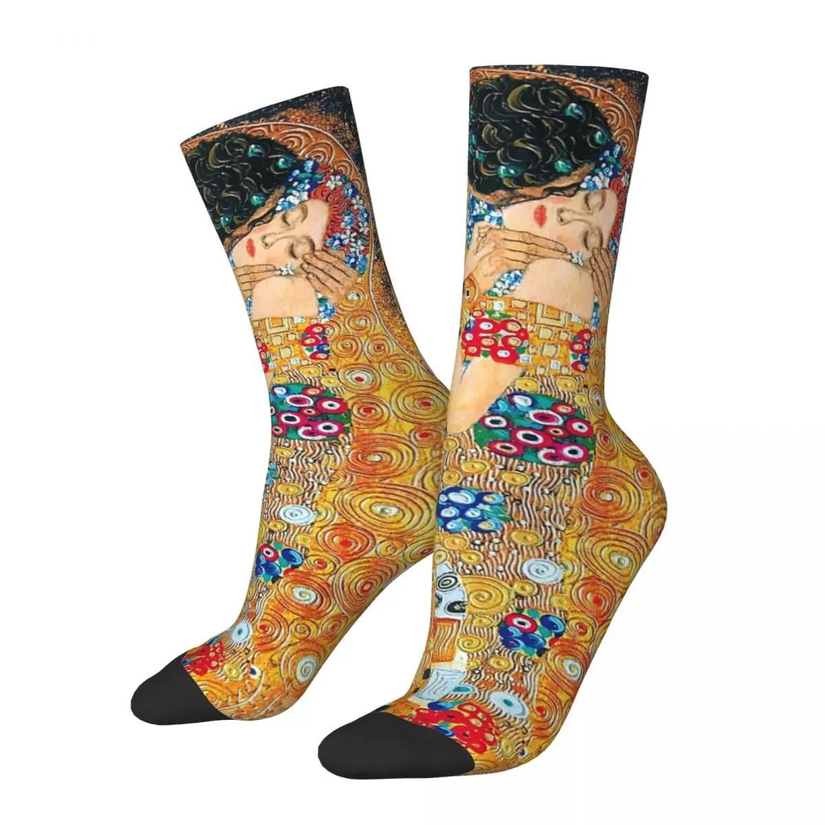 

Gustav Klimt - The Kiss Socks Harajuku High Quality Stockings All Season Long Socks Accessories for Unisex Christmas Gifts