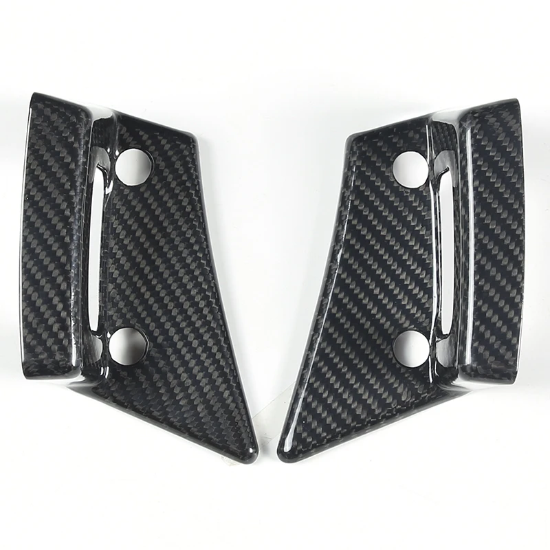 For Chevrolet Corvette C7 2014-2019 Exterior Door Handle Bowl Cover Trim Real Carbon Fiber Modification Accessories 2Pcs