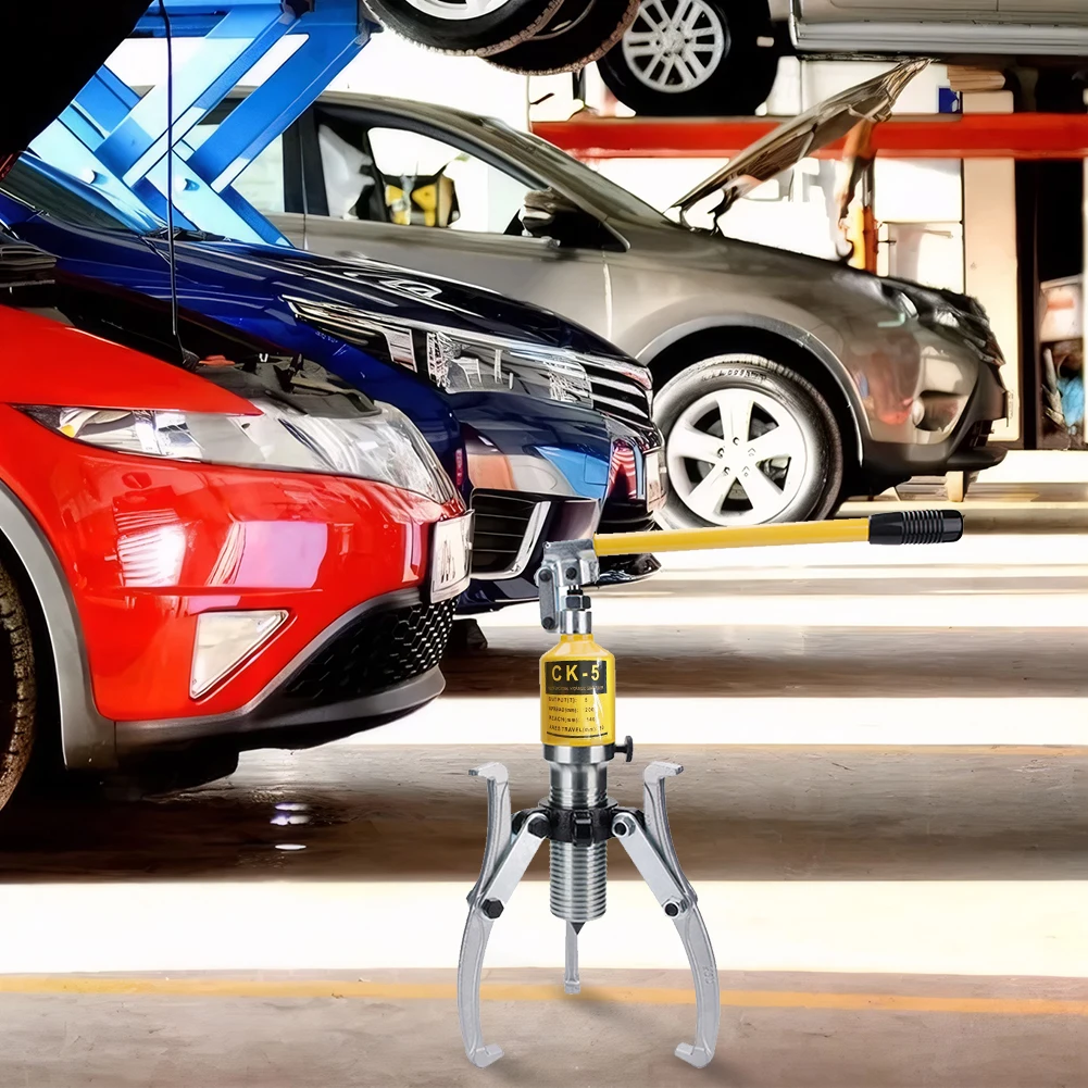 

Гидравлический съемник на 5 тонн, 3-захватный, для подшипников колес, ступиц, фланцев, шестерен