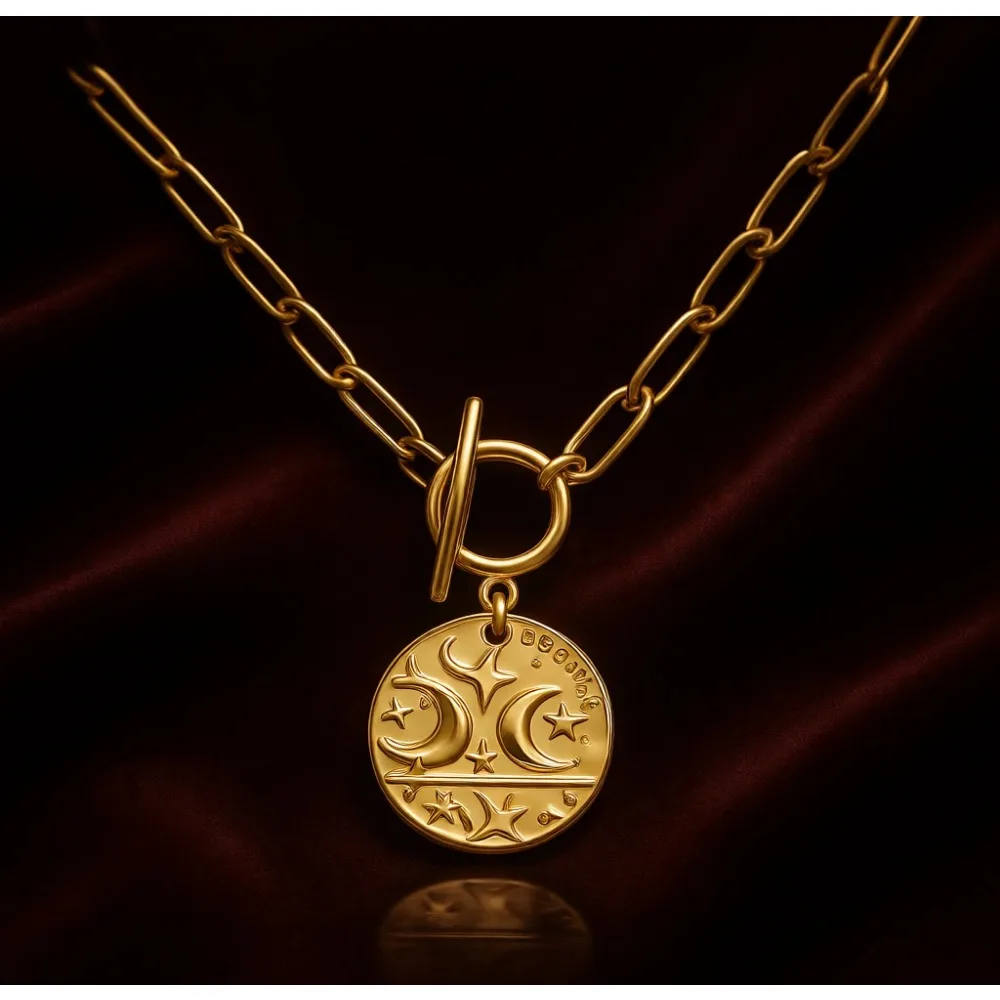 

Массивный водонепроницаемый кулон в форме сердца на цепочке-скрепке, подарок для женщин