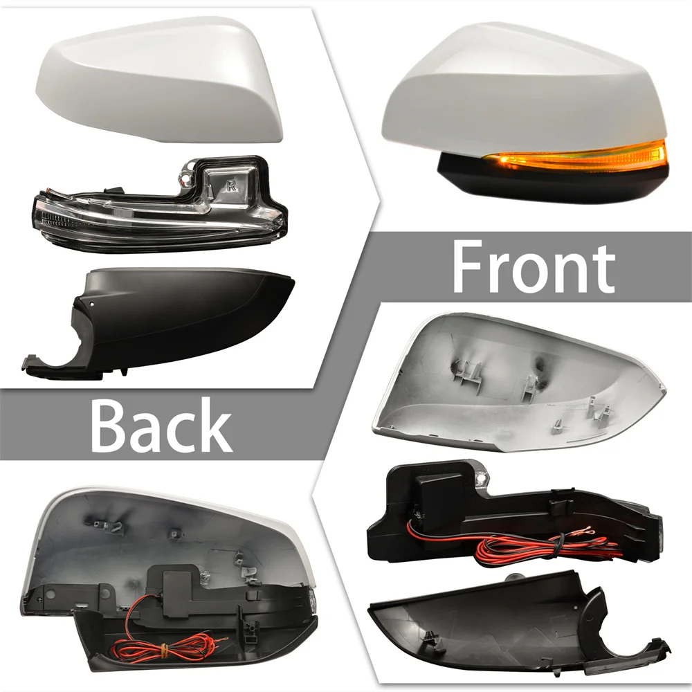 Led Mirror Cover Fit For Toyota Sienna 2021 2022 2023 2024 Exterior Auto Accessories