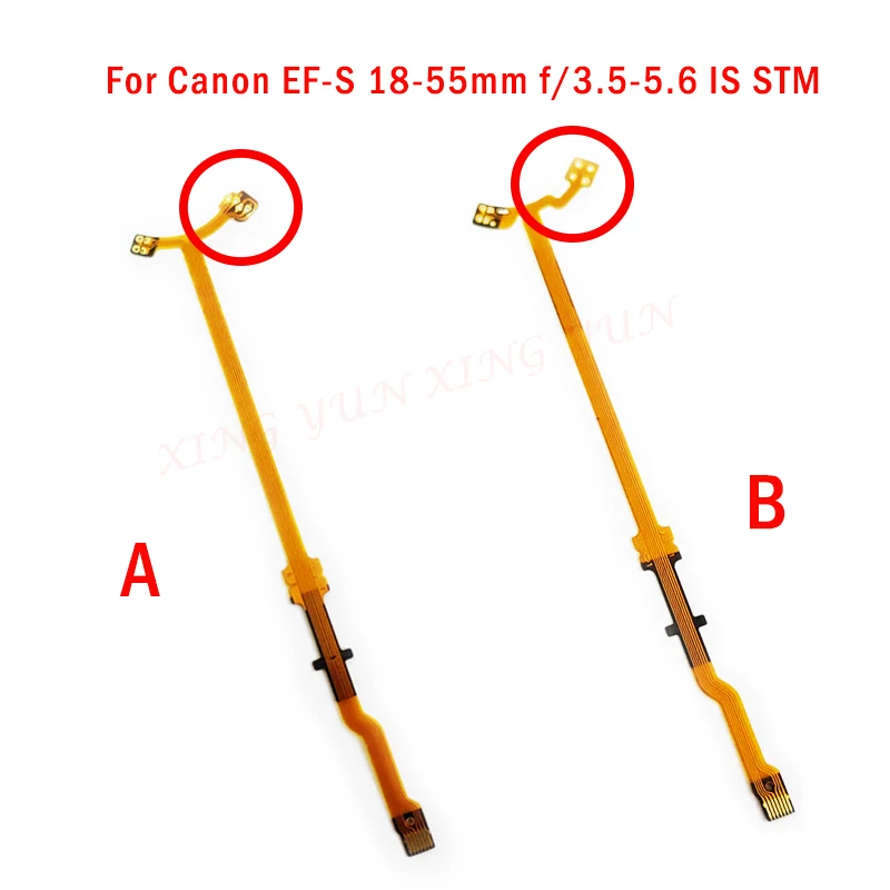 

NEW 18-55 Lens Aperture Flex Cable For Canon EF-S 18-55mm f/3.5-5.6 IS STM Camera cable arrangement Repair Part-A/B models