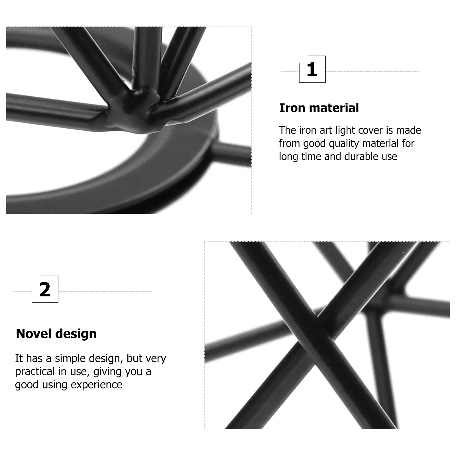 

Retro Iron Lampshade Vintage Style Light Cover for Wall Lamp Ceiling Fan Decorative Wrought Art Accessories Night Lamp