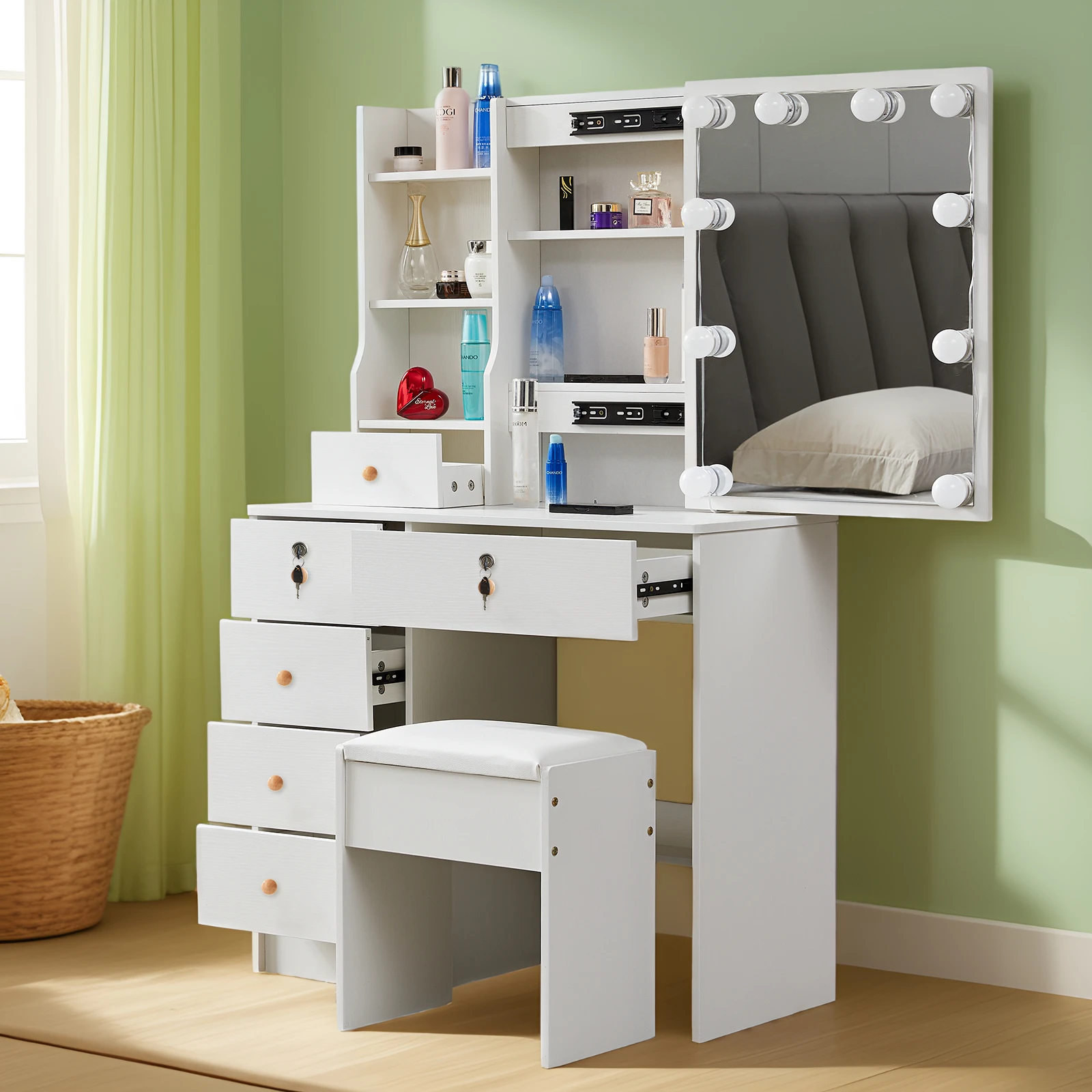 White Dressing Tabl…