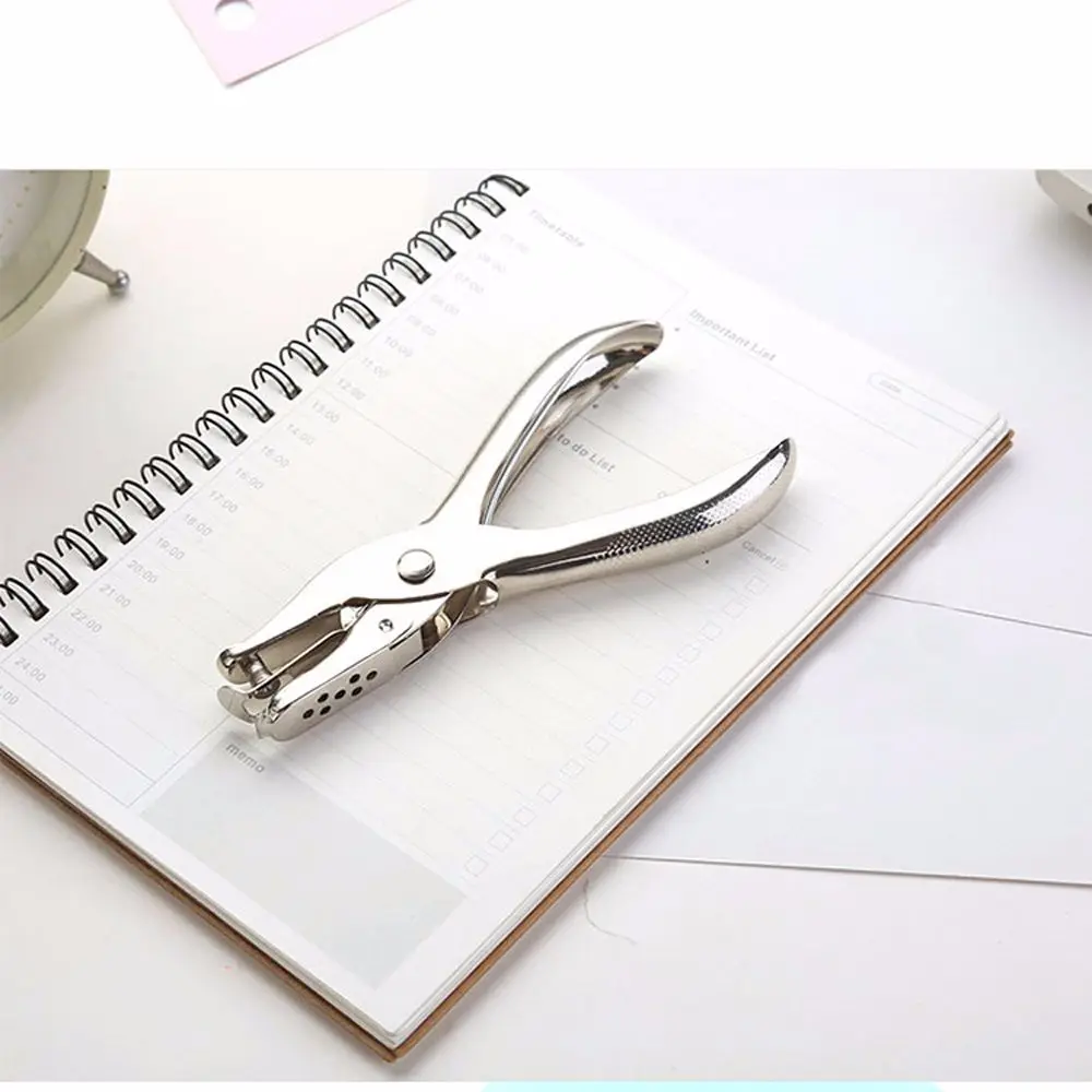 Loose leaf Durable Binding Supplies Punch Office Paper Notebook Punch Circle Single Hole Cutter Tools Hole Punches