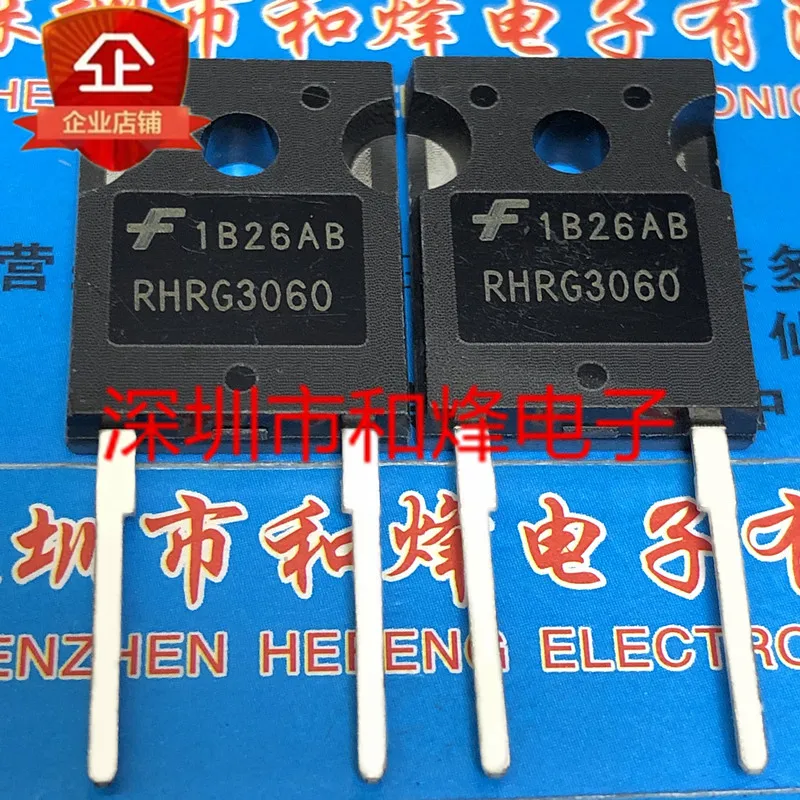 Free shipping   RHRG3060  TO-247-2  600V 30A      10PCS
