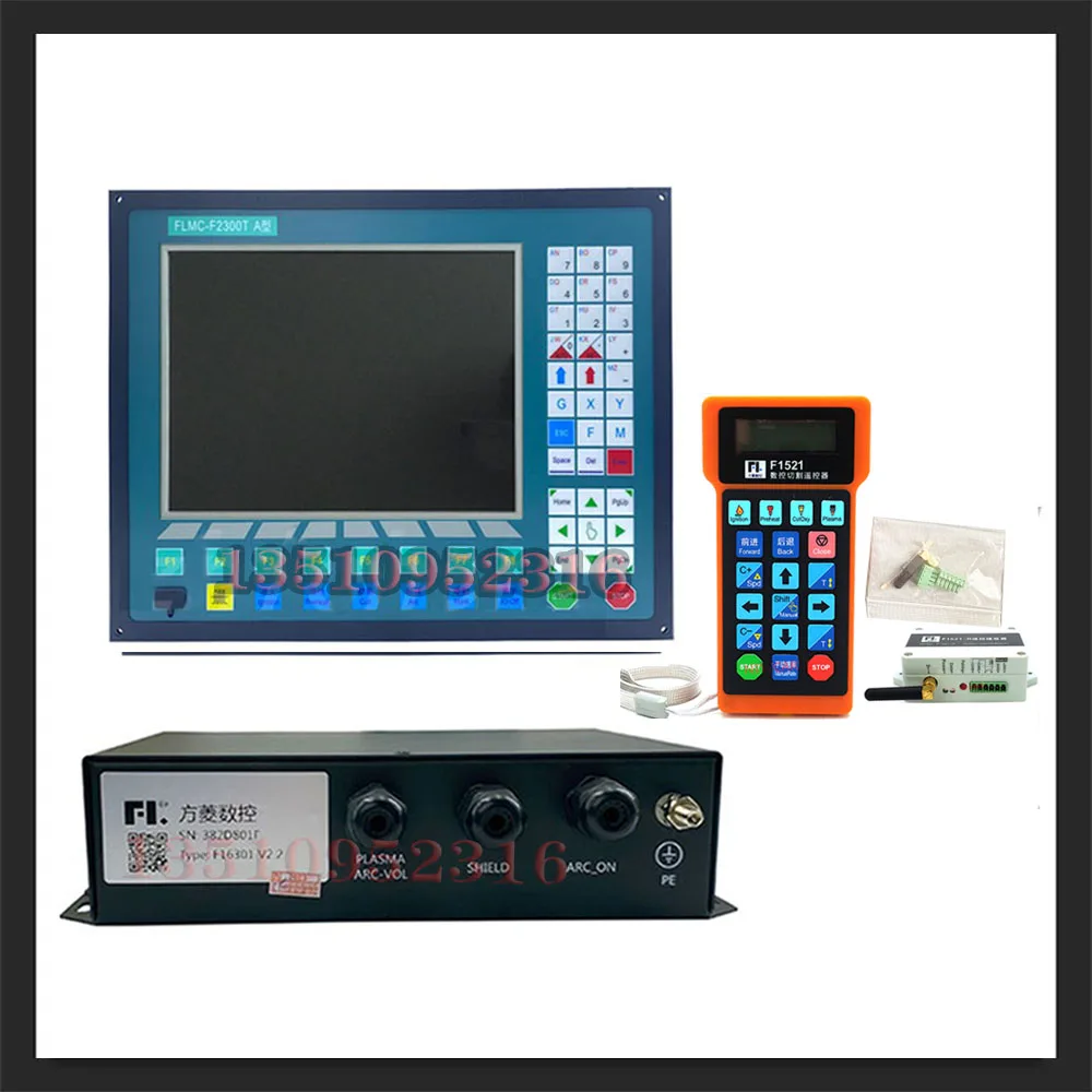 Cnc F2300at F2300a F1521 Remote Control Plasma Cutting Controller Flame Plasma Gantry Cutting Machine Operating System