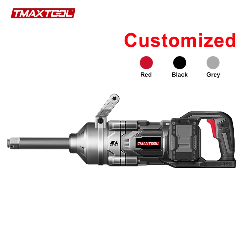 Tmaxtool Profession Tool 8.0Ah Lithium Battery High Performance 3000N.m Torque Automobile Tire Removal Heavy Duty Impact Wrench