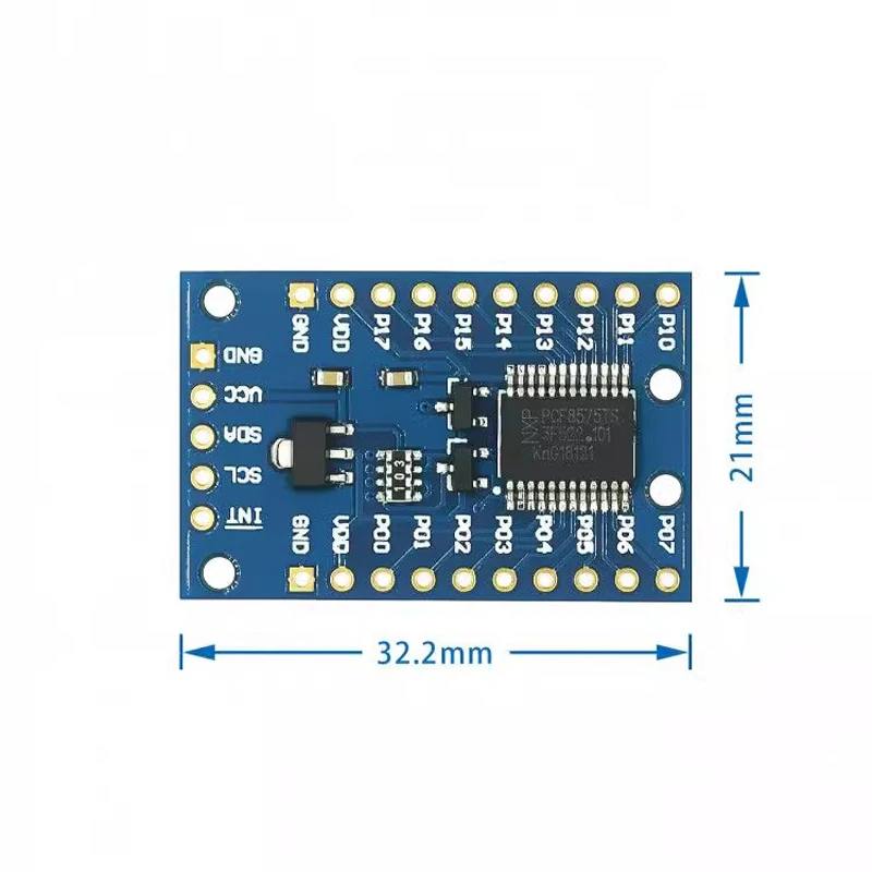 1~100Pcs PCF8575 Module Expansion IO Port Expansion Board PCF8575 Expansion Board I2C Communication Control 16 IO Ports