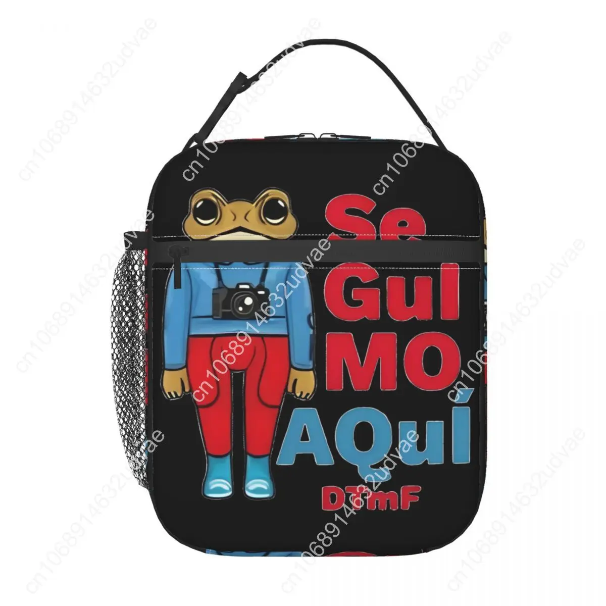 Bad Bunny DTMF Debi Tirar Mas Fotos Insulated Lunch Tote Bag for School Food Container Portable Cooler Thermal Lunch Boxes