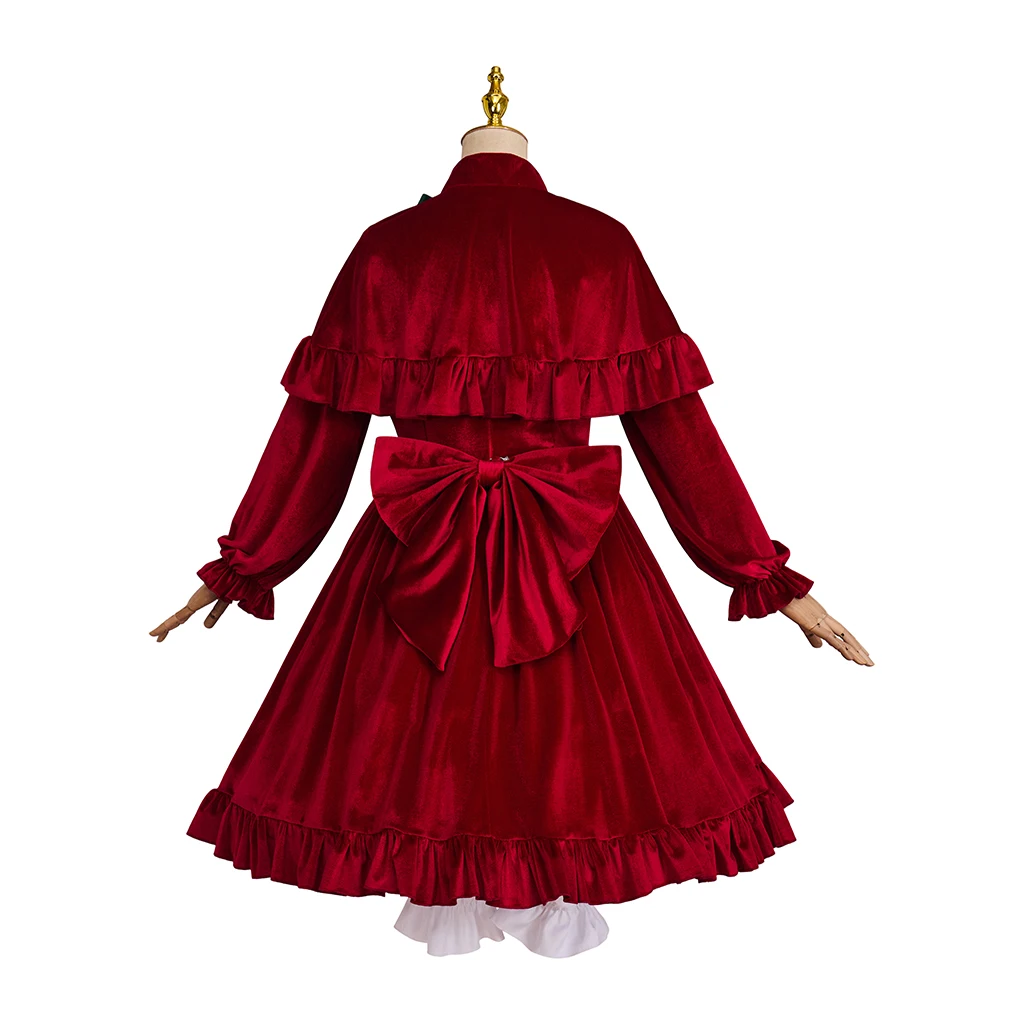 Shinku Cosplay Kostuum Reiner Rubin Rose Rode Lolita Jurk Outfits Anime Rozen Maiden Kostuum Halloween Carnaval Feestpak