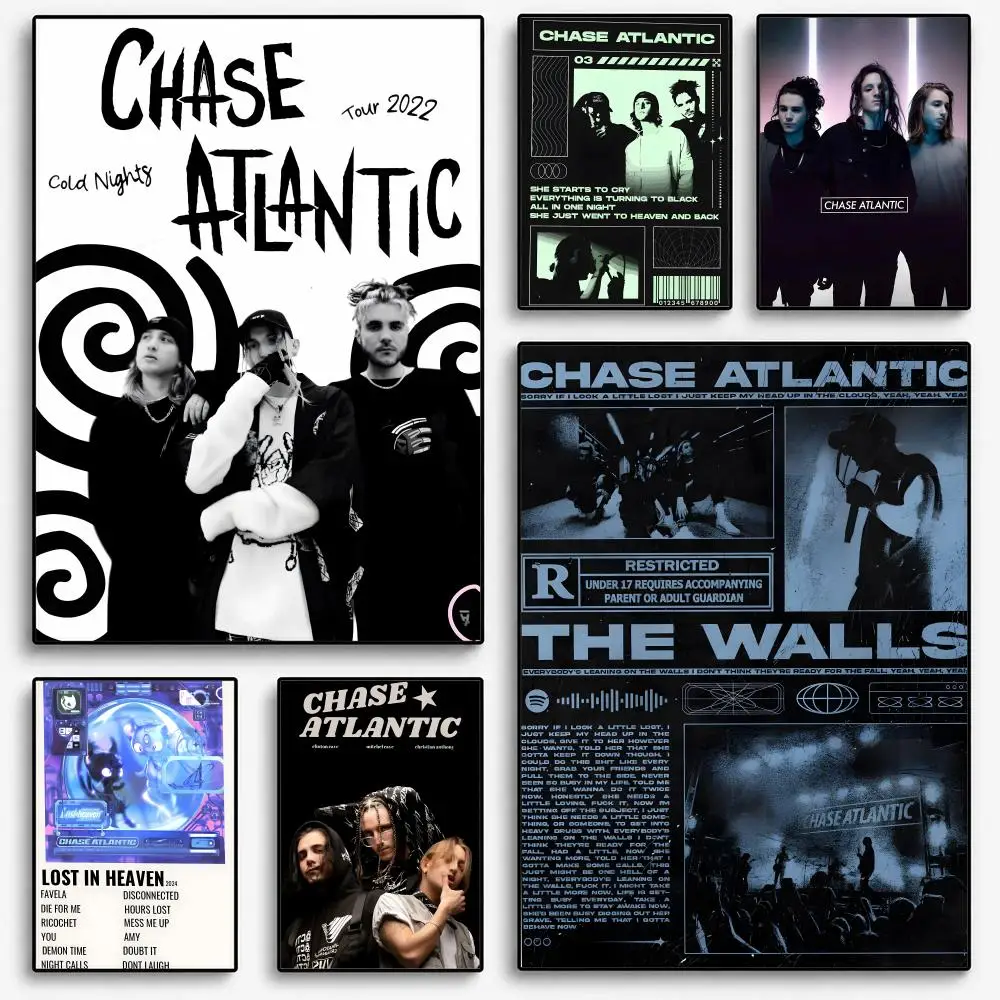 Band Album Cover C-Chase Atlantic Poster Room Home Decoration Interior Wall Art Printing Garage Posters Gift