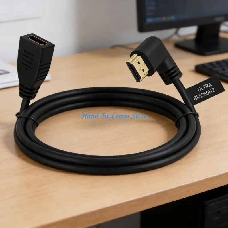 

H37F Gold Plated HDTV Male To Female Connectors Cable Supports Dynamic HDRs And eARC