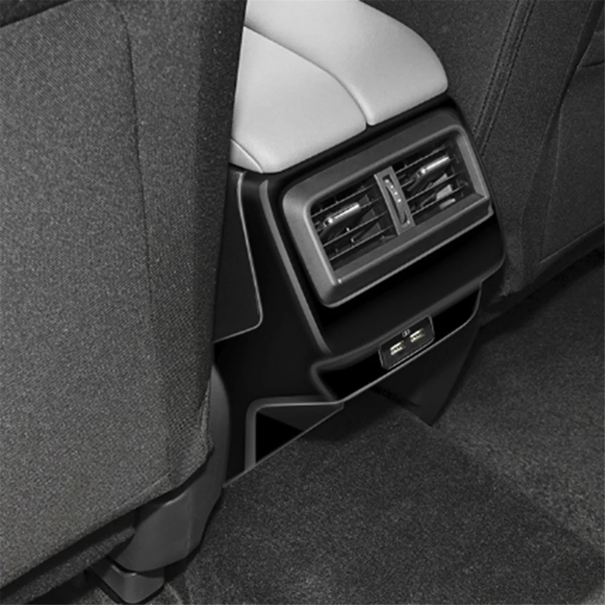 

For Mazda CX-50 CX50 2023 US Version Car Gloss Black Rear Air Vent Outlet Frame Cover Trim Sticker Interior Accessories jasmine