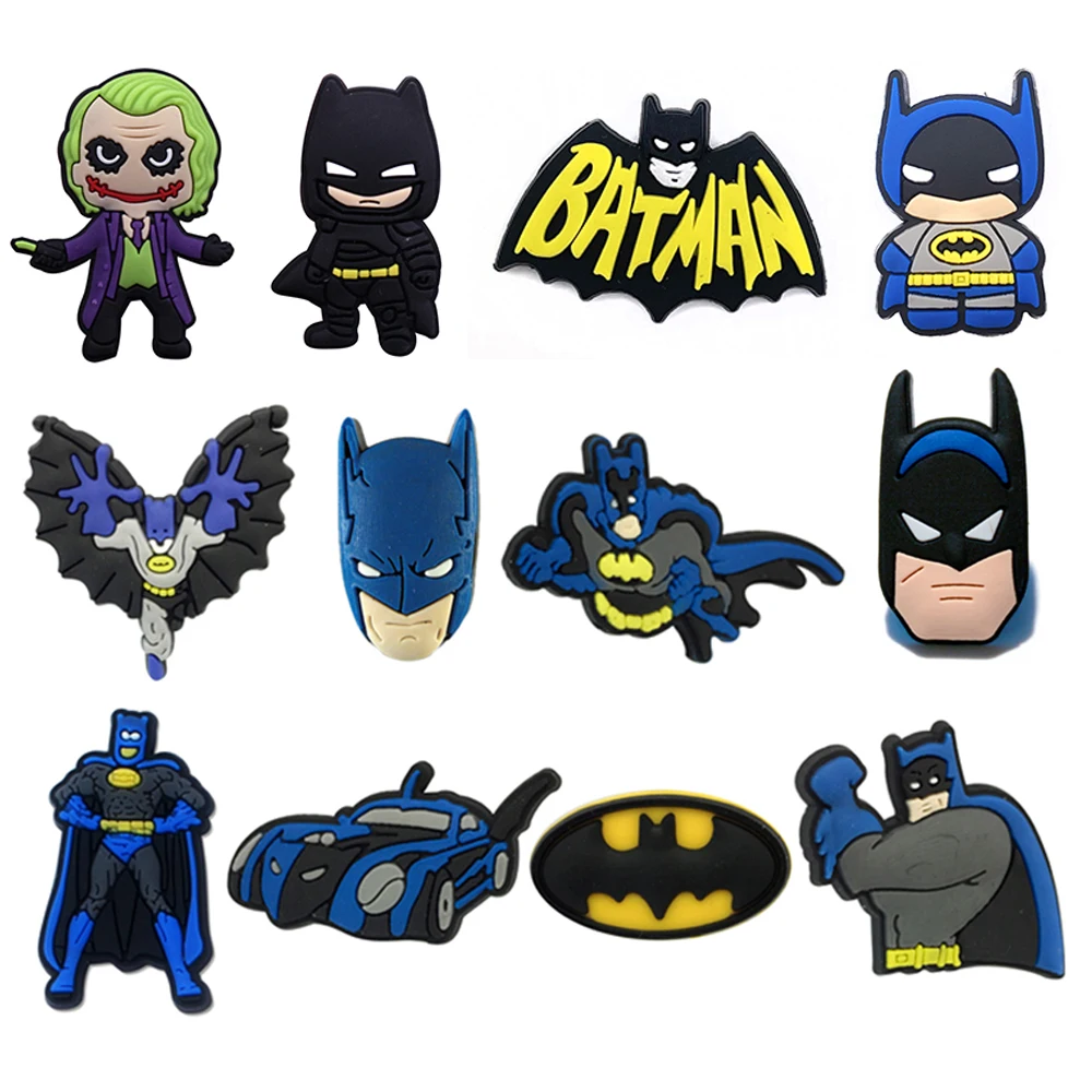 9-100PCS Hot Toys Cartoon Shoe Charms DIY Clog Sandals Wristband Bracelets Decoration Shoes Accessories Buckle for Boys Girls