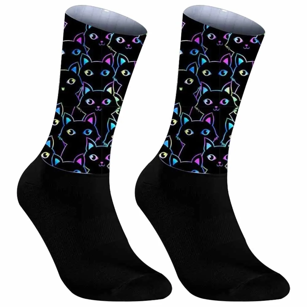 

Casual cat color changing socks Cycling socks skateboard shapes Christmas socks funny medium socks New