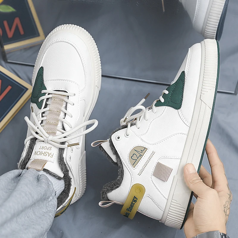 

New autumn and winter high-top sneakers for men's sports and casual wear, versatile and trendy shoes for students